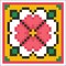 Diamond Dotz Morocco Flower Diamond Painting Kits for Adults - Diamond Art Kits a Relaxing Creative Craft Kit with Dotz Gems 2.7"x2.7"